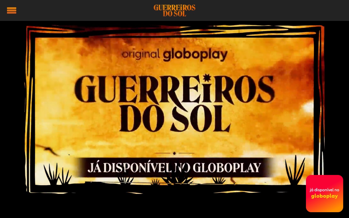 Abertura da experiência Guerreiros do Sol no gshow